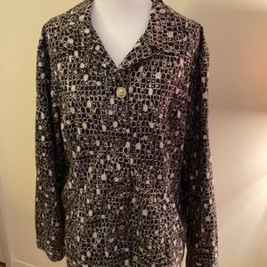 Chico’s size 3 button-up tunic/jacket